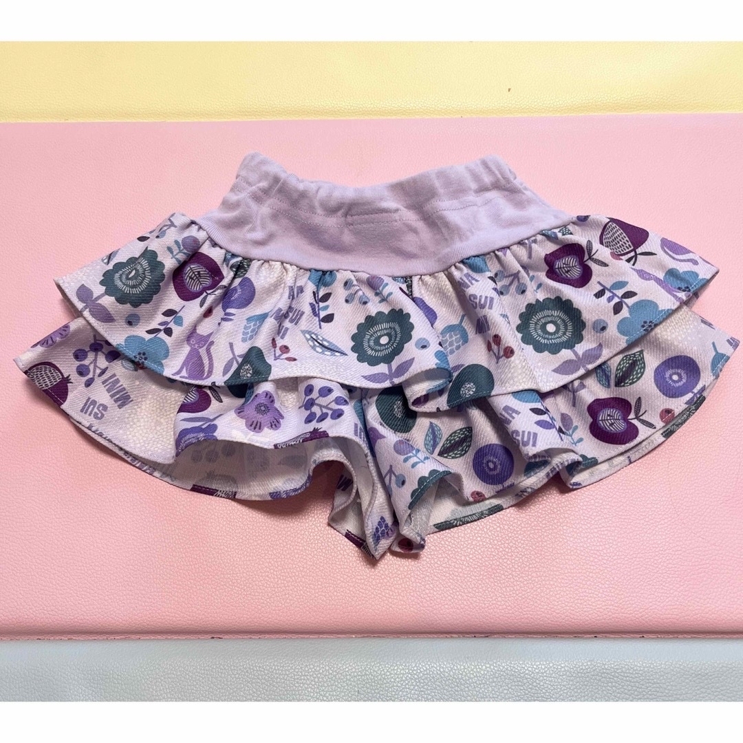 ANNA SUI mini(アナスイミニ)のアナスイミニ ANNASUImini キュロットスカート 90 100 80 キッズ/ベビー/マタニティのキッズ服女の子用(90cm~)(スカート)の商品写真