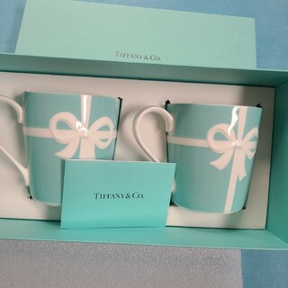 ティファニー(Tiffany & Co.)の未使用　美品　TIFFANY&Co. ティファニー ブルーリボン マグカップ(食器)