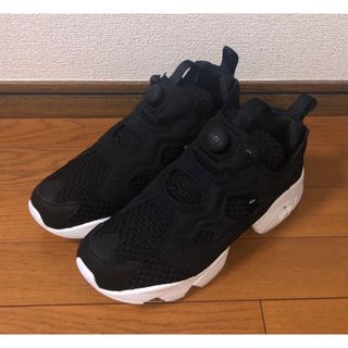 リーボック(Reebok)の27.5cm 美品 REEBOK INSTA PUMP FURY WOVEN 黒(スニーカー)