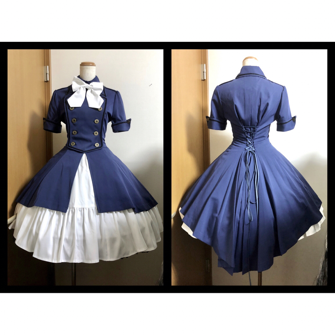 大人気希少品 着丈&裾周り調節可能 レースペチコート付きクリノリン