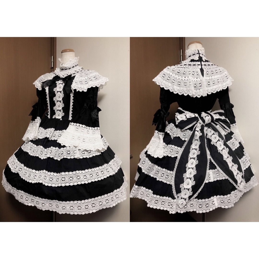 大人気希少品 着丈&裾周り調節可能 レースペチコート付きクリノリン パニエ | フリマアプリ ラクマ