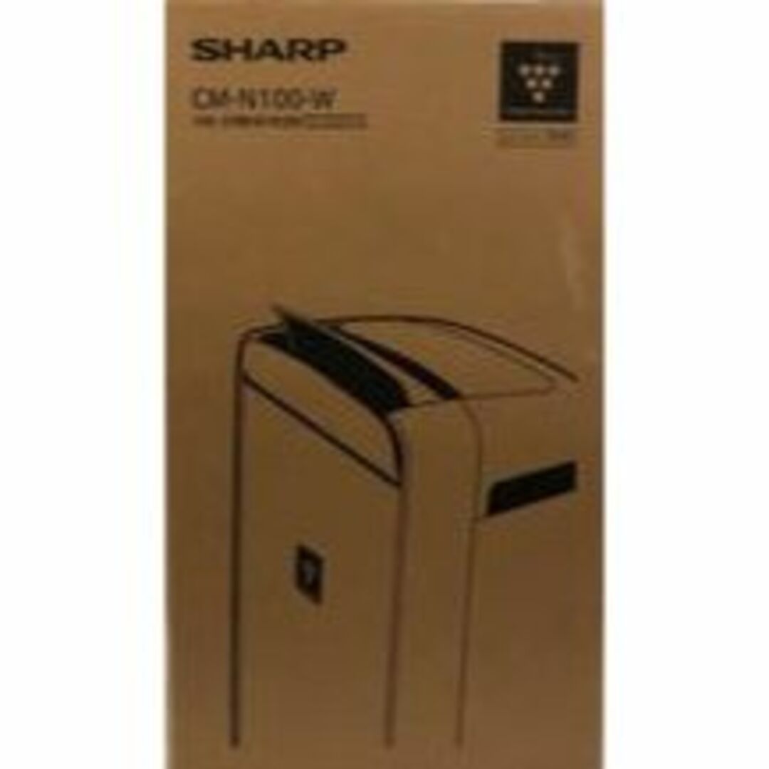 SHARP(シャープ)のCM-N100-W 冷風・衣類乾燥除湿機 プラズマクラスター7000 ホワイト スマホ/家電/カメラの生活家電(加湿器/除湿機)の商品写真