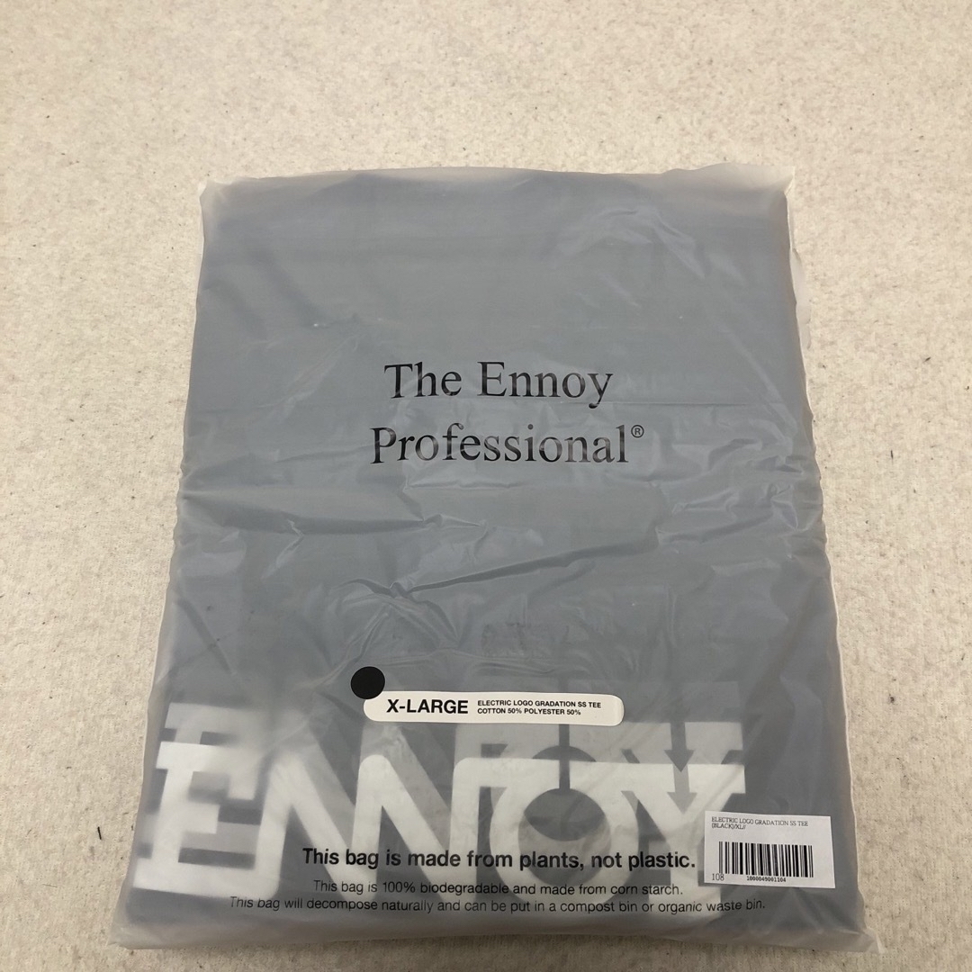 ENNOY ELECTRIC LOGO GRADATION SS TEE XL - Tシャツ/カットソー(半袖