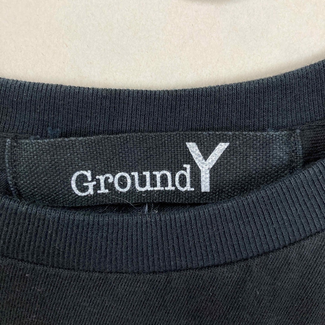 Ground Y(グラウンドワイ)のGround Y◆Tシャツ/3/コットン/ホワイト/ヨウジヤマモト/フロントロゴ メンズのトップス(Tシャツ/カットソー(半袖/袖なし))の商品写真