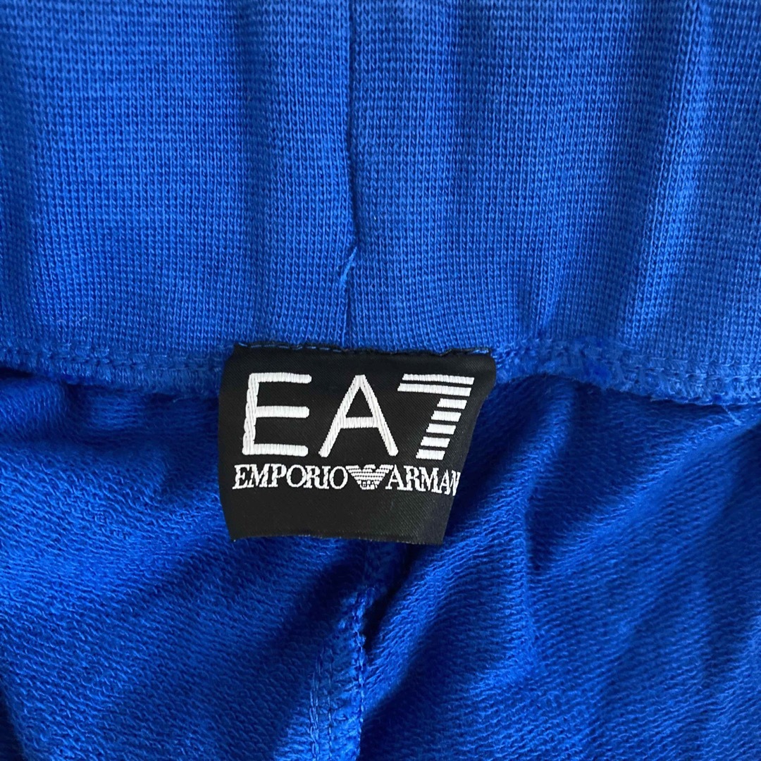 EMPORIO ARMANI EA7(エンポリオアルマーニイーエーセブン)のエンポリオ アルマーニEA7 バックロゴ  スウェット ハーフパンツ&ポロシャツ メンズのトップス(ポロシャツ)の商品写真