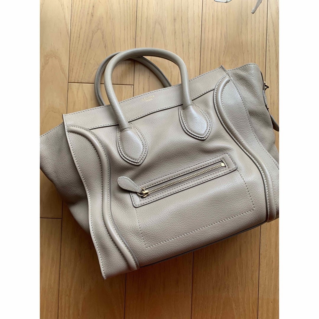 CELINE セリーヌ　ラゲージ　ベージュ　ミニショッパー