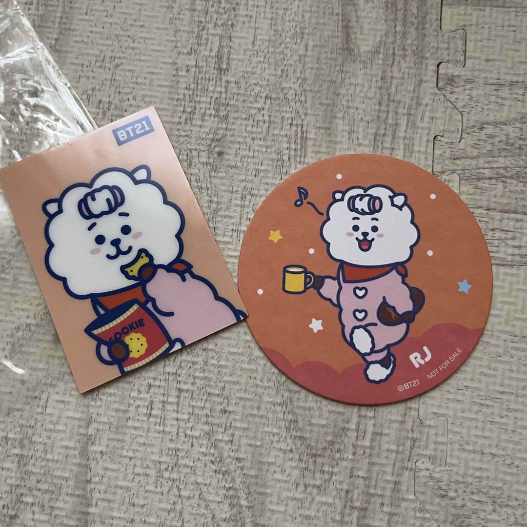 BT21 RJ コースター、アクリルトレカ | フリマアプリ ラクマ