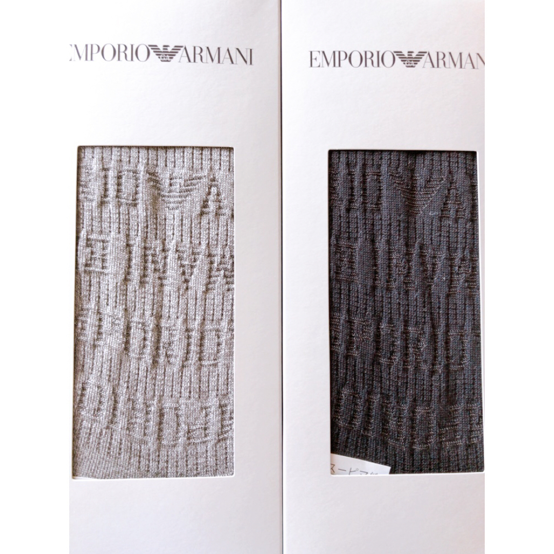 Emporio Armani(エンポリオアルマーニ)のEMPORIO ARMANI メンズ靴下 2足セット 贈答用 メンズのレッグウェア(ソックス)の商品写真