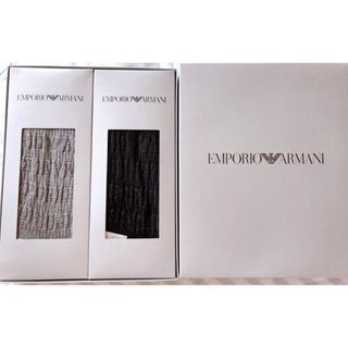 エンポリオアルマーニ(Emporio Armani)のEMPORIO ARMANI メンズ靴下 2足セット 贈答用(ソックス)