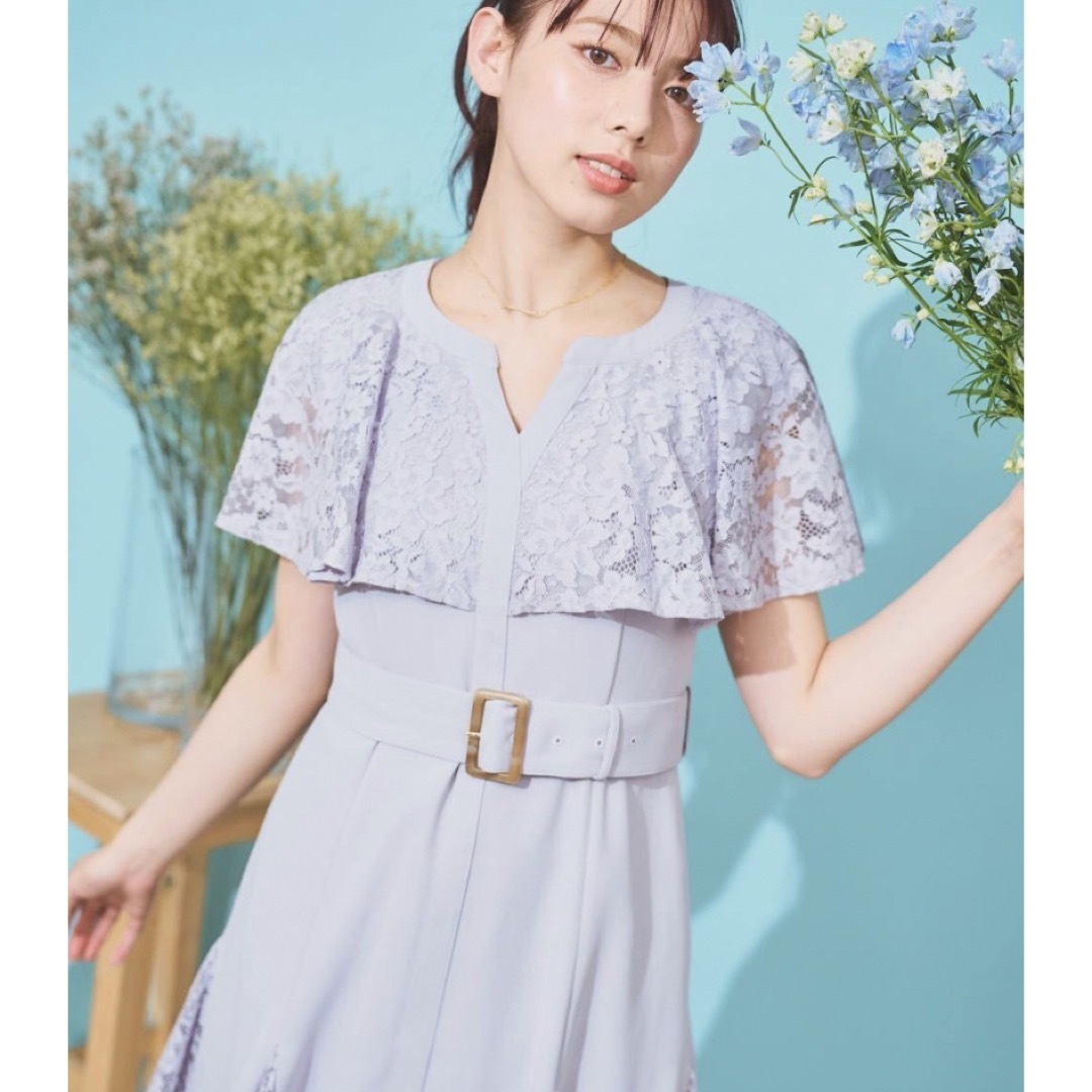 2セット以上購入で、おまけ1本 ノエラ ワンピース フラワーケープ