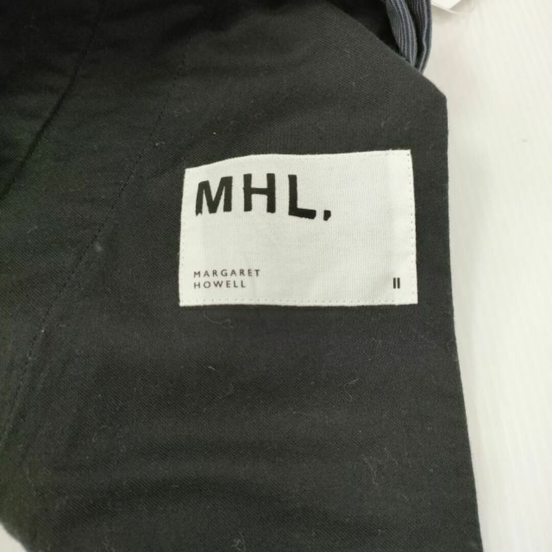 MHL.(エムエイチエル)のMHL. 595-8232504 サイズ2 ウール混  スカート ネイビー グレー レディース エムエイチエル【中古】3-0703M☆ レディースのスカート(その他)の商品写真