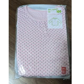 ユニクロ(UNIQLO)の長袖　女児　薄手 100　新品(Tシャツ/カットソー)