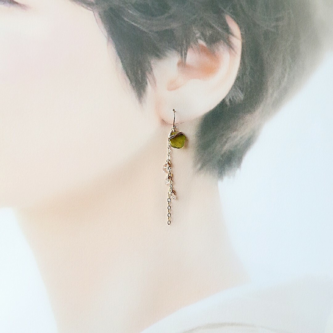 4色展開*✲゜* K10YG アイドクレースのロングピアス | www.joscil.com.br
