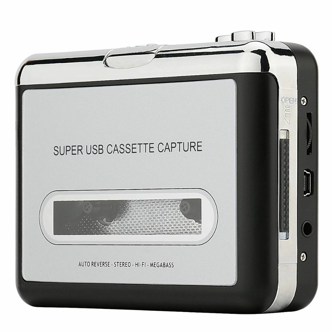 USB変換プレーヤー カセットテープ用 オートリバース機能搭載
