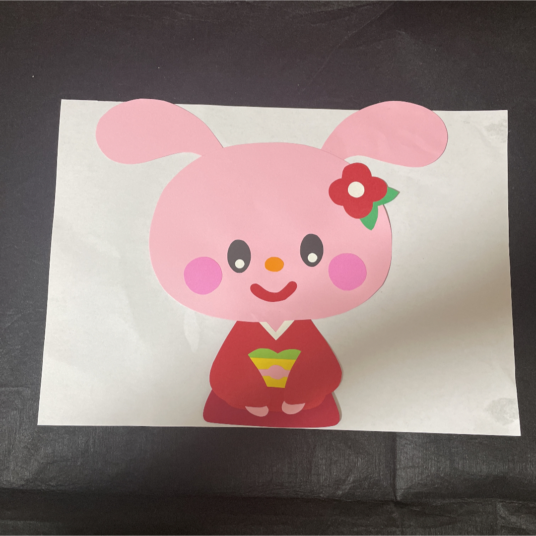 お正月　⑧　壁面 ハンドメイドの素材/材料(型紙/パターン)の商品写真