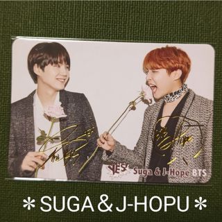 ボウダンショウネンダン(防弾少年団(BTS))の✤BTS 香港 yesカード【SUGA＆J-HOPU】ユンギ/ホソク/トレカ③(アイドルグッズ)