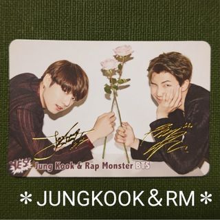 ボウダンショウネンダン(防弾少年団(BTS))の✤BTS 香港 yesカード【JUNGKOOK＆RM】グク/ナムジュン④(アイドルグッズ)