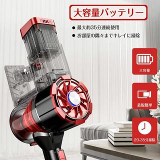 コードレスで使える4wayスティッククリーナー モーターヘッド搭載の