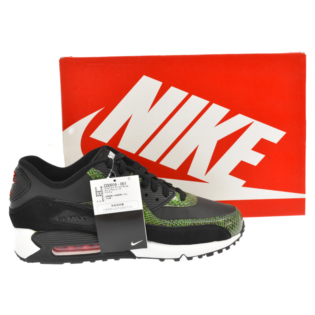 NIKE ナイキ AIR MAX 90 GREEN PYTHON エアマックス90 グリーン ローカットスニーカーシューズ グリーン US10 CD0916-001