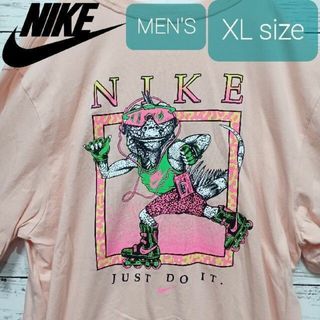 ナイキ(NIKE)の✨希少デザイン✨ NIKE(ナイキ) メンズTシャツ XL サーモンピンク(Tシャツ/カットソー(半袖/袖なし))