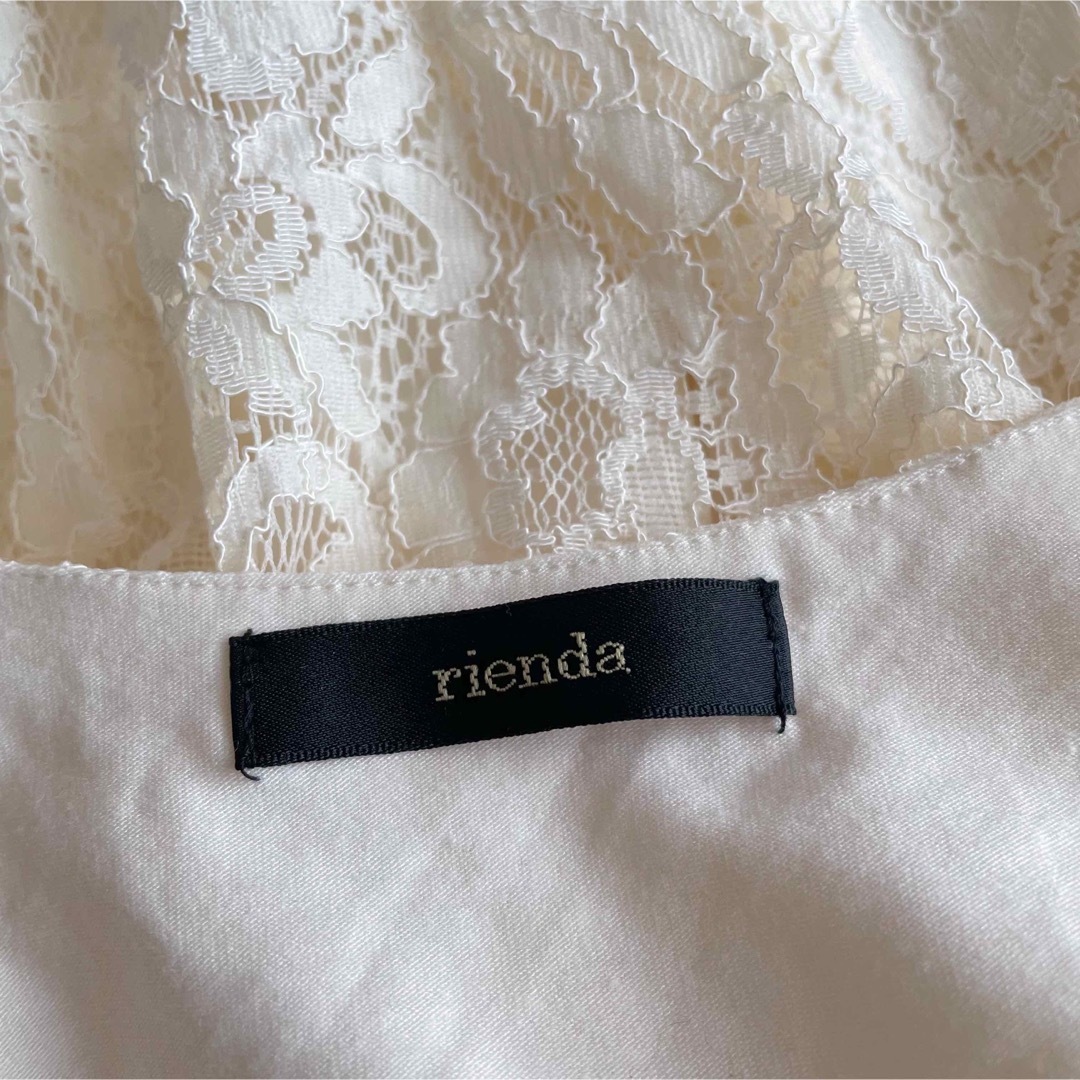 rienda(リエンダ)の♪ リエンダ　総レース、ノースリーブカットソー　rienda♪ レディースのトップス(カットソー(半袖/袖なし))の商品写真