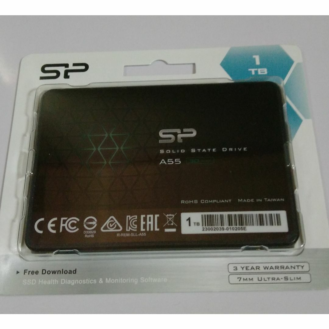 新品未開封 SILICON POWER A55 2.5インチ SSD 1TB