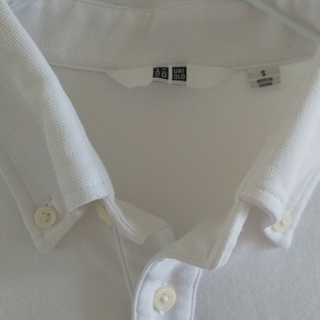 ユニクロ メンズ S ポロシャツ(Tシャツ/カットソー(半袖/袖なし))