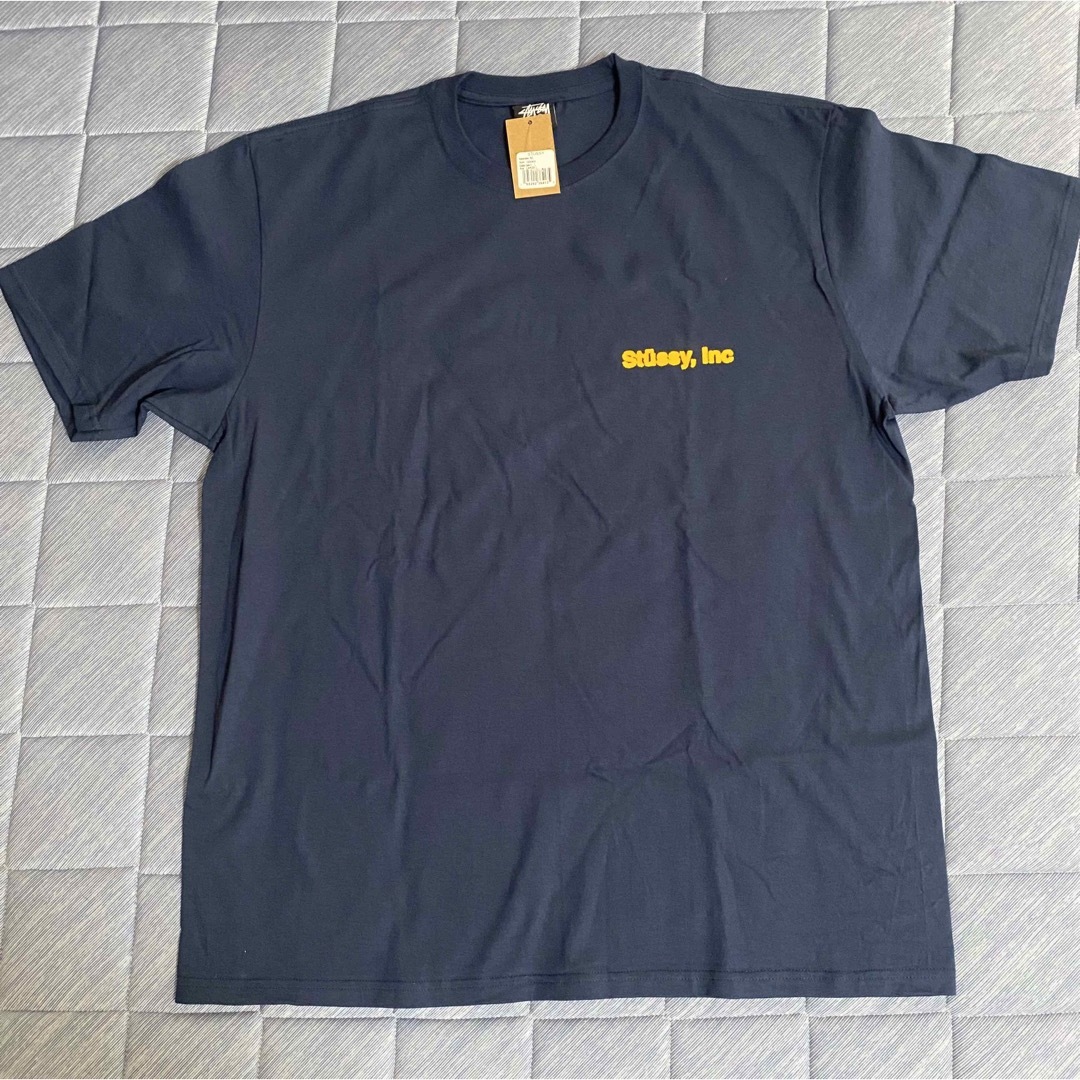 【新品タグ付き】ステューシー　完売　Tシャツ　紺色　US Lサイズ