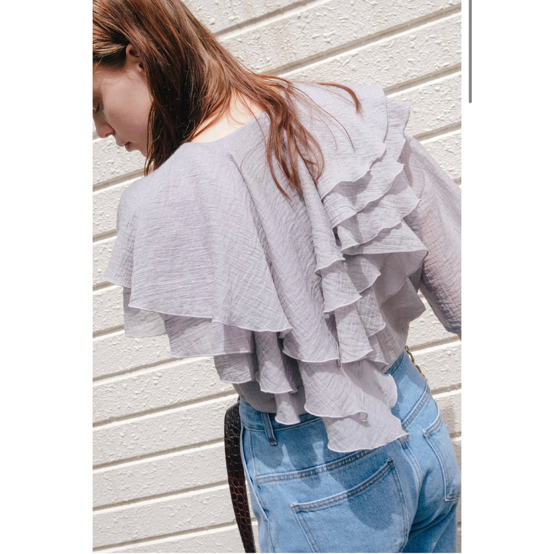 solov SOLOV ソロブ　LAYERED FRILL BLOUSE 完売！