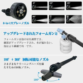コードレス 高圧洗浄機 3つのギア 大容量バッテリーの通販 by ゴリ's