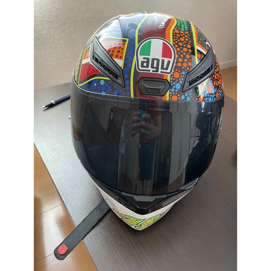 AGV(エージーブイ)の[正規品]agv ヘルメット　Mサイズ 自動車/バイクのバイク(ヘルメット/シールド)の商品写真