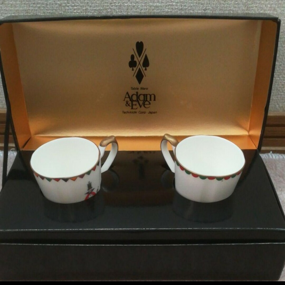 たち吉 - Adam&Eve☆ペアコーヒーカップ&ソーサーの通販 by 花辺 たち吉 - Adam&Eve☆ペアコーヒーカップ&ソーサーの通販 by 花辺