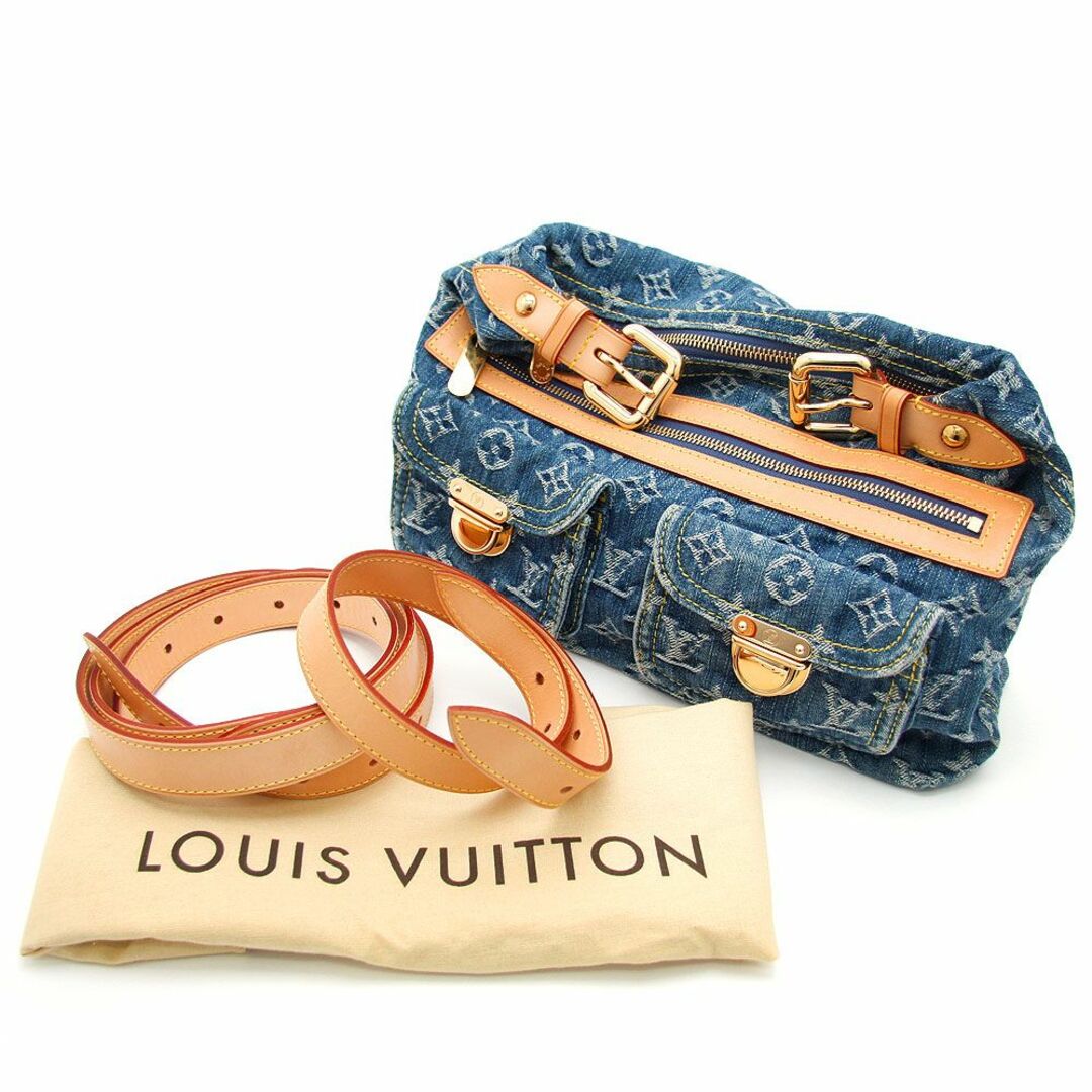 LOUIS VUITTON(ルイヴィトン)の良品 ルイヴィトン ショルダーバッグ モノグラムデニム バギーPM ブルー レディースのバッグ(ショルダーバッグ)の商品写真