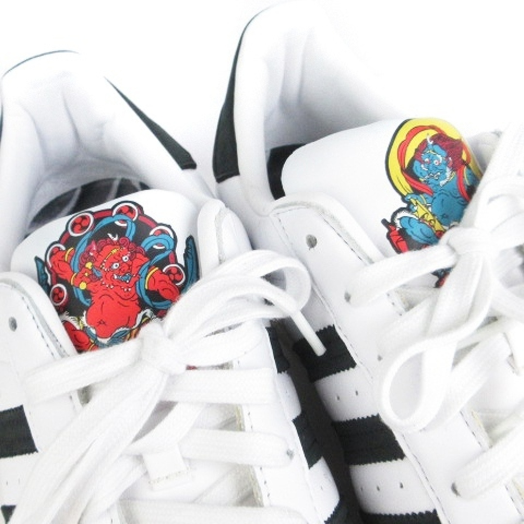 adidas(アディダス)のアディダス スーパースター スリータイズタトゥー 風神雷神 スニーカー 白 30 メンズの靴/シューズ(スニーカー)の商品写真