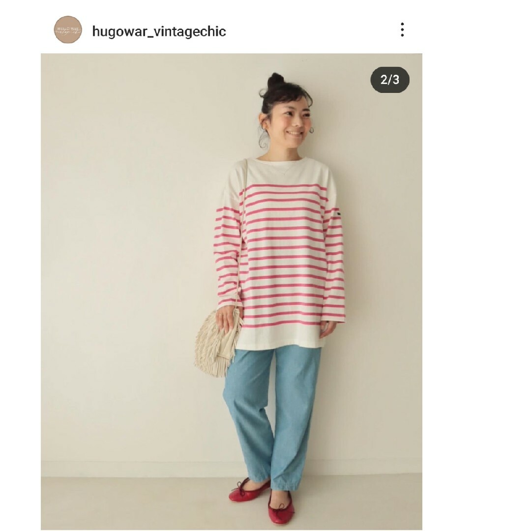 Hug O War - Cloth&Cross バスクシャツ カットソー フーシャピンクの通販 by mimi's shop｜ハグオーワーならラクマ