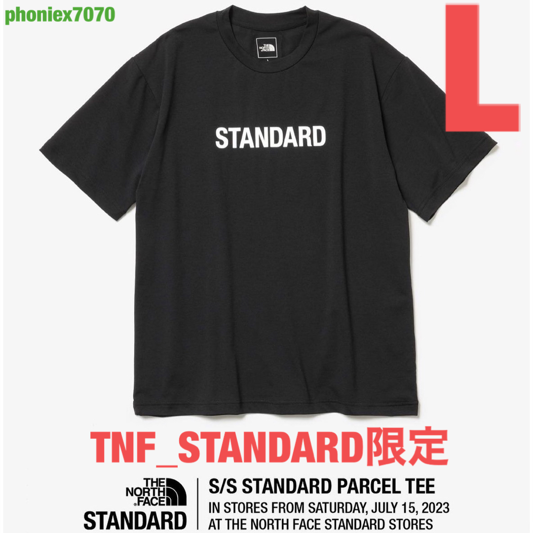 The North Face STANDARD L/S Parcel Tee 黒-