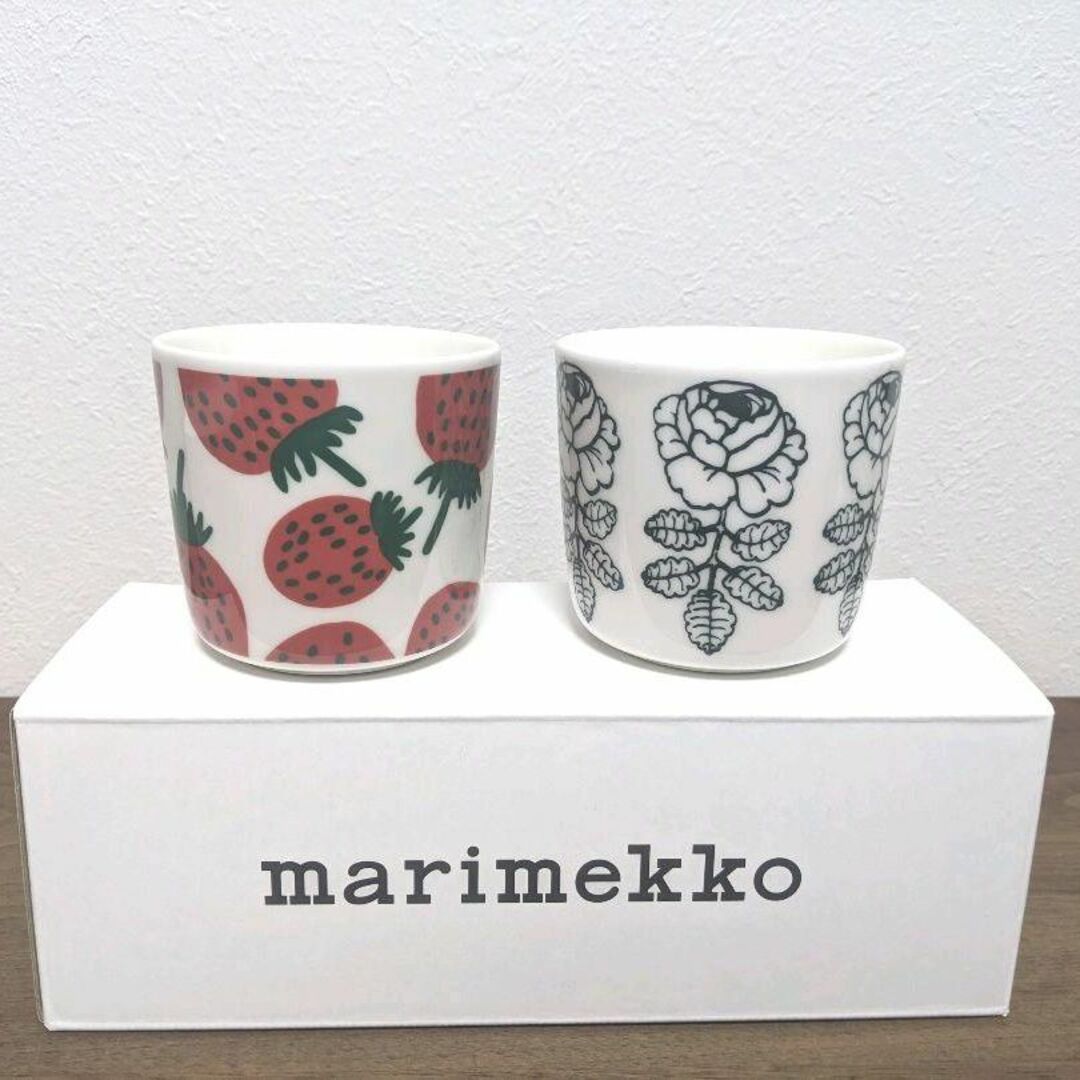 マリメッコ　marimekko　ラテマグ　ヴィヒキルース　2個　新品