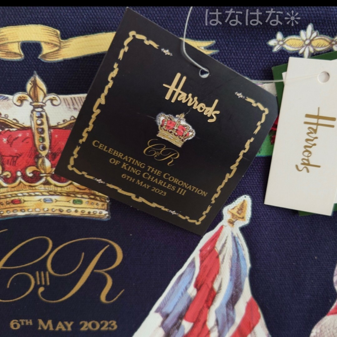 Harrods(ハロッズ)のハロッズ 限定 トートバッグ チャールズ国王戴冠式 記念 レディースのバッグ(トートバッグ)の商品写真