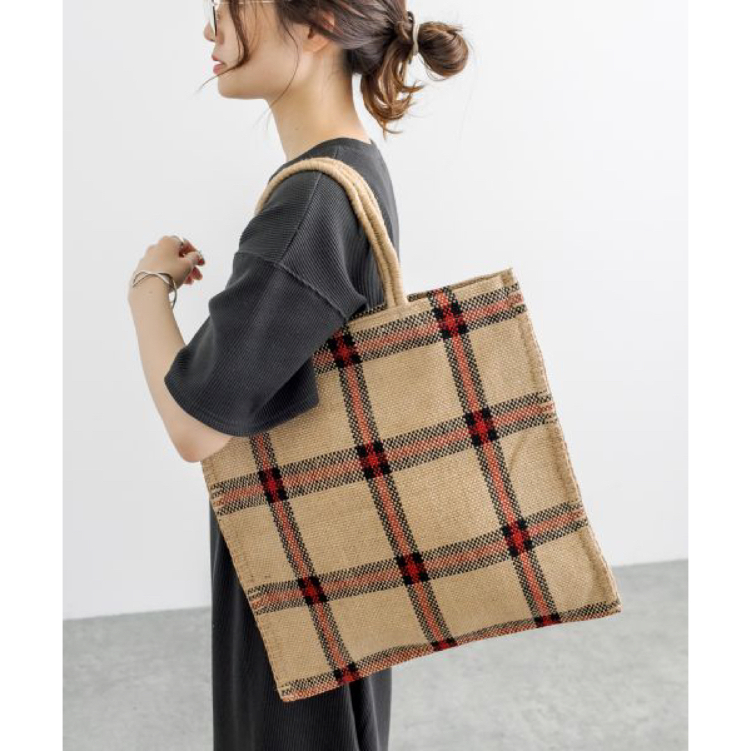 MUJI (無印良品)(ムジルシリョウヒン)のTARANGO JUTE ジュートバッグ麻BAGトートバッグ レディースのバッグ(トートバッグ)の商品写真