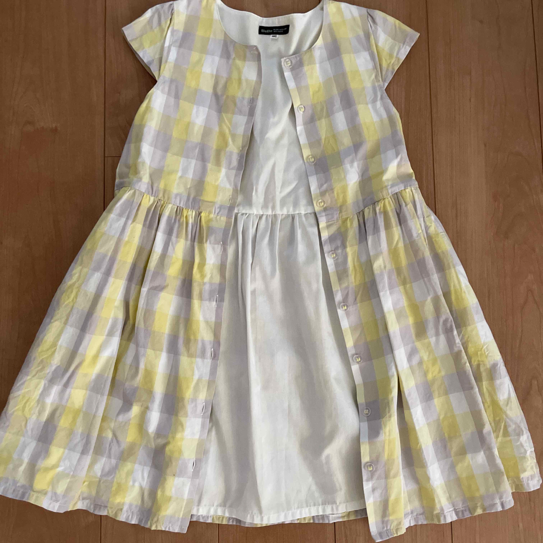 BeBe(ベベ)のべべワンピース キッズ/ベビー/マタニティのキッズ服女の子用(90cm~)(ワンピース)の商品写真