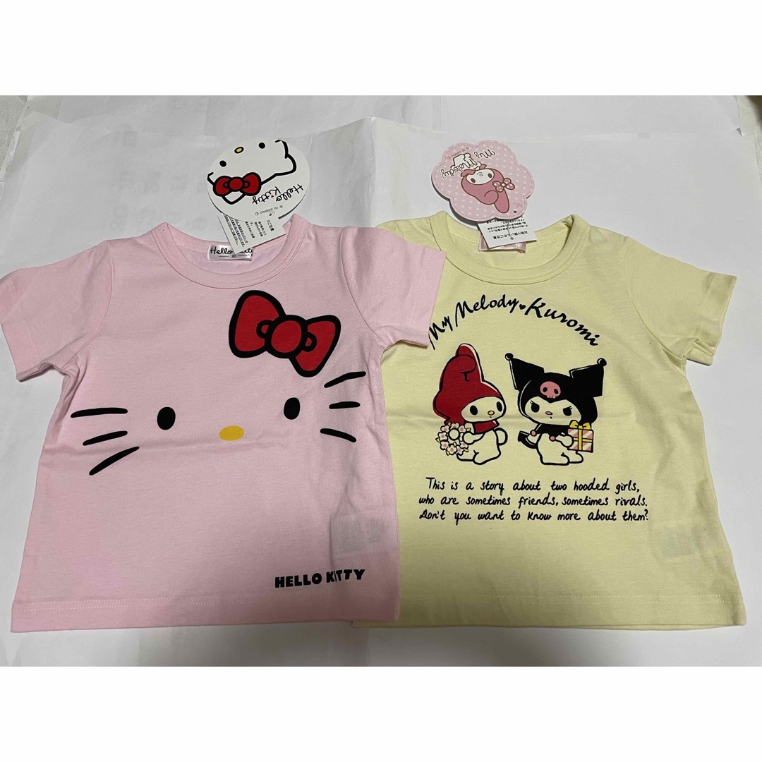 2023新発 2枚セット ハローキティ ハローキティ Tシャツ サンリオ 2023新発 2枚セット ハローキティ ハローキティ Tシャツ サンリオ