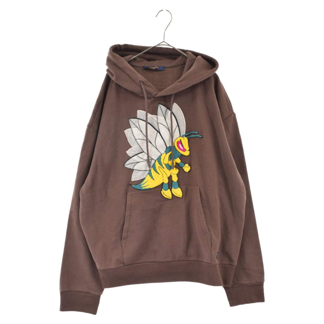 LOUIS VUITTON ルイヴィトン 22AW Bee Patch Hoodie ビーパッチフーディ プルオーバーパーカー ブラフン RM222 IHN HNY85W