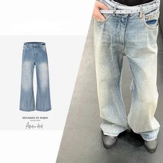 リックオウエンス(Rick Owens)のメンズファッション デニムパンツ 男女兼用 ストリート系 ジーンズ(デニム/ジーンズ)