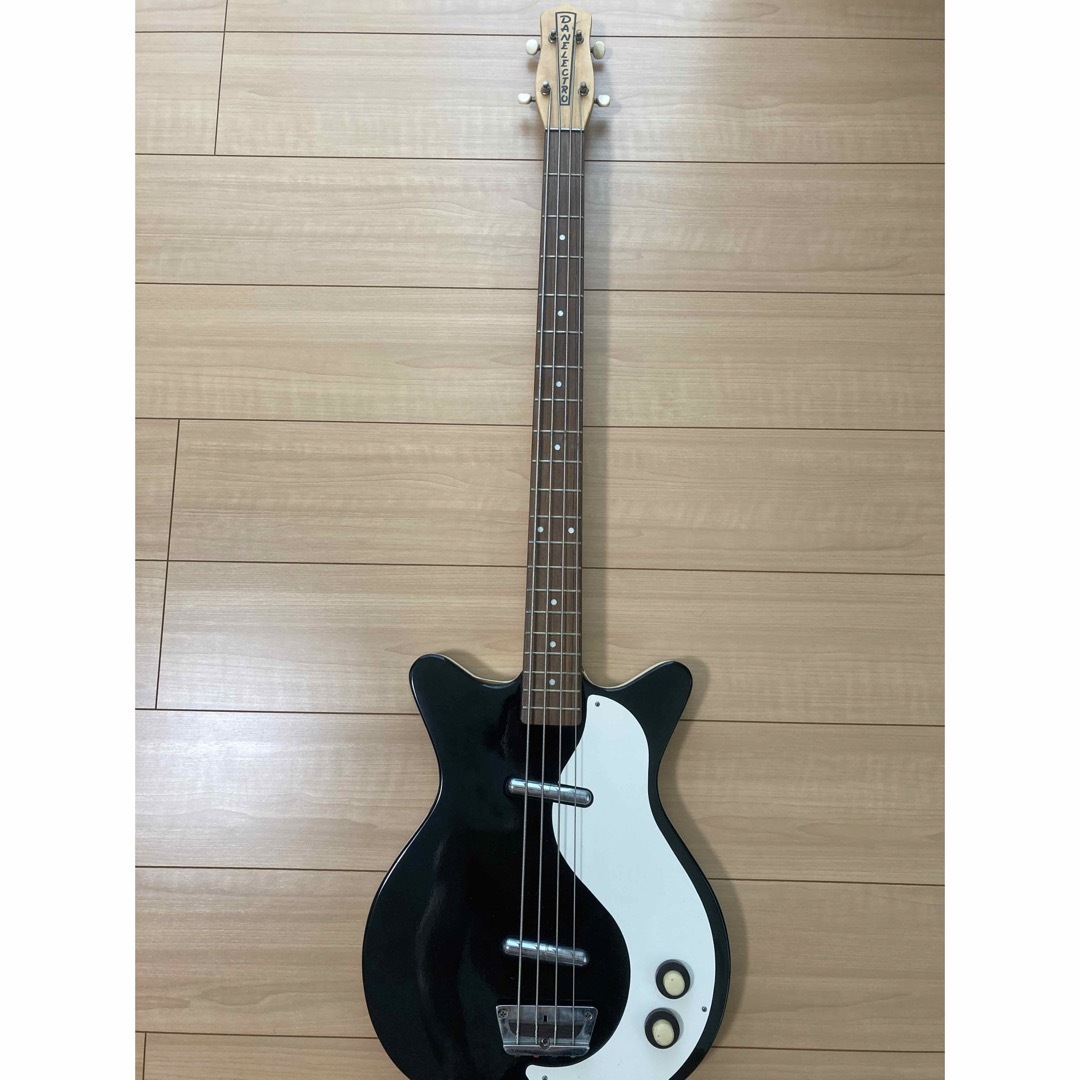 美品 DANELECTRO 59DC Long Scale Black ベースエレキベース