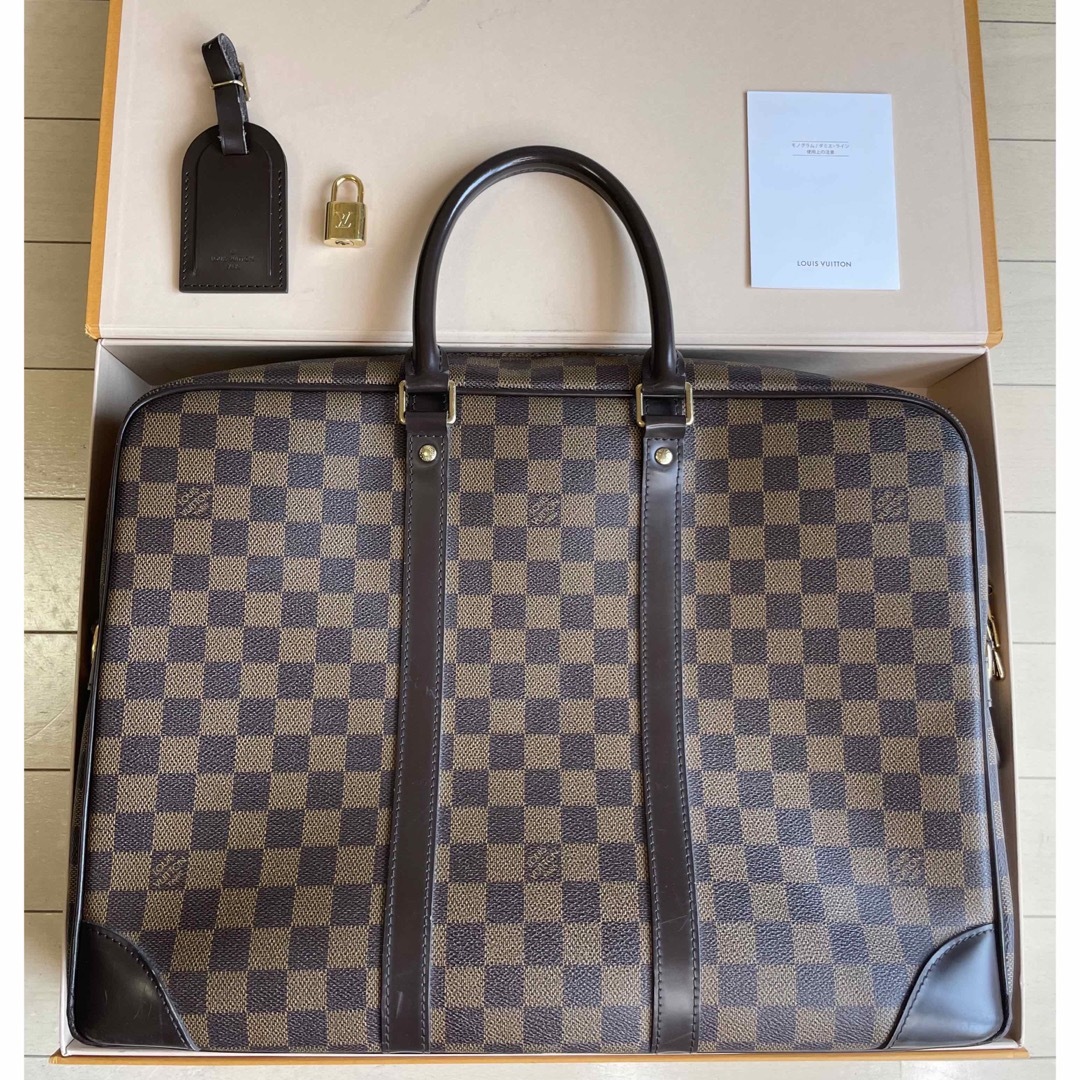 LOUIS VUITTON(ルイヴィトン)のLouis Vuitton PDV GM ビジネスバッグ ダミエ・エベヌ メンズのバッグ(ビジネスバッグ)の商品写真