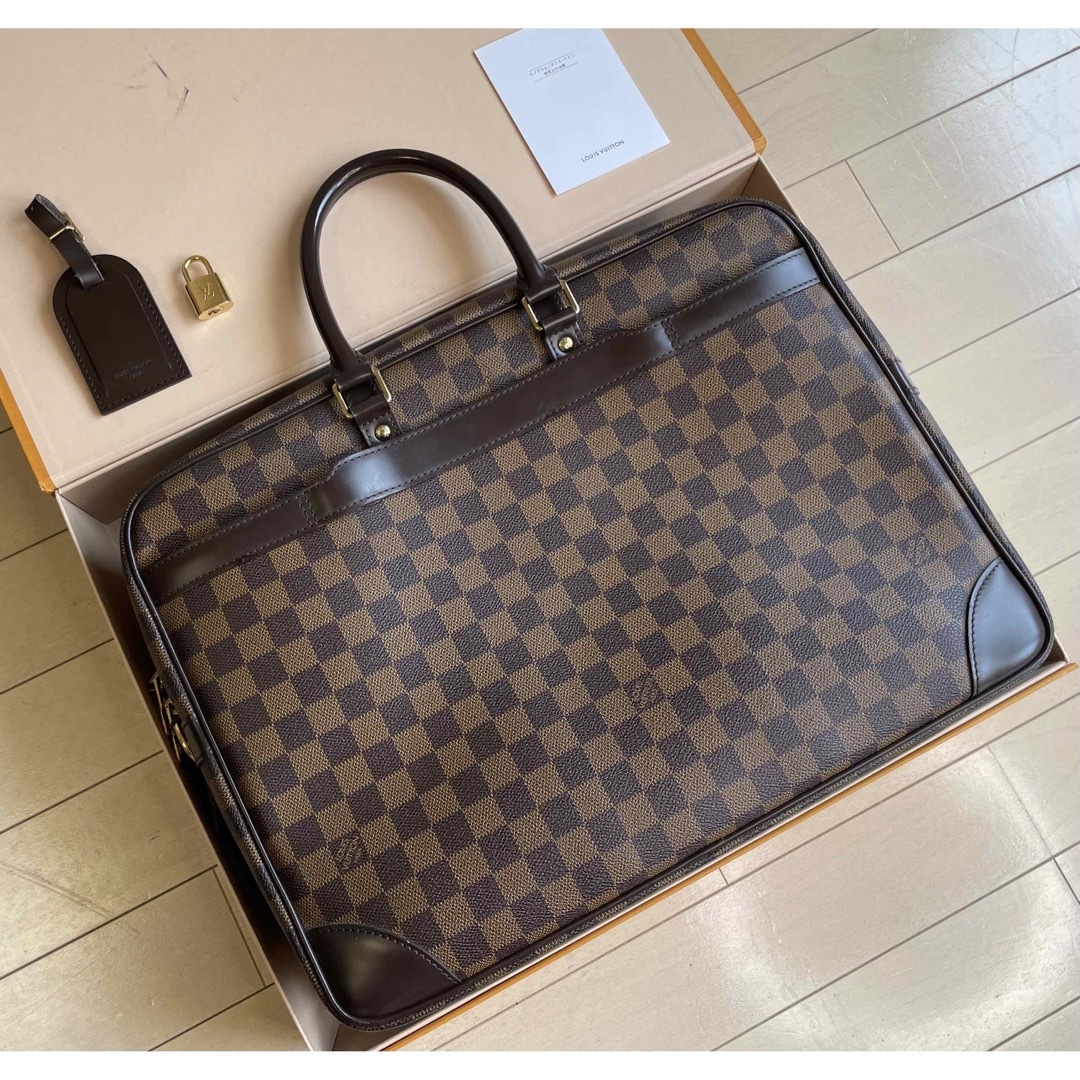 LOUIS VUITTON(ルイヴィトン)のLouis Vuitton PDV GM ビジネスバッグ ダミエ・エベヌ メンズのバッグ(ビジネスバッグ)の商品写真