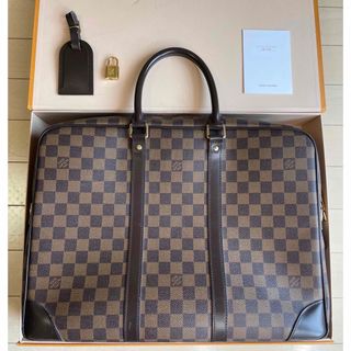 ルイヴィトン(LOUIS VUITTON)のLouis Vuitton PDV GM ビジネスバッグ ダミエ・エベヌ(ビジネスバッグ)