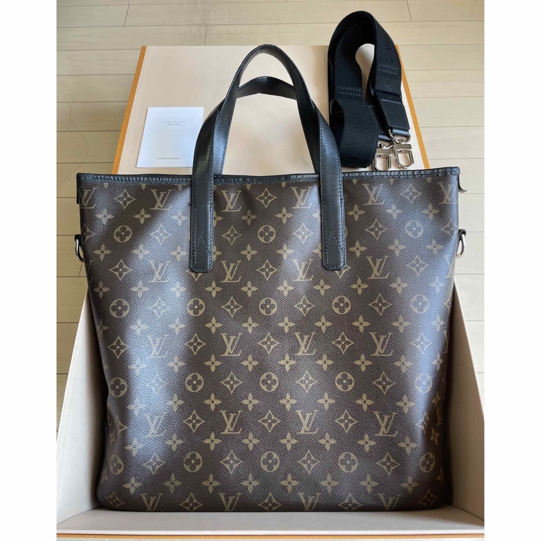 Louis Vuitton Devious トートバッグ モノグラム・マカサー