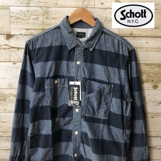 ショット(schott)の【新品】SCHOTT ショット 長袖シャツ　ワークシャツ(シャツ)