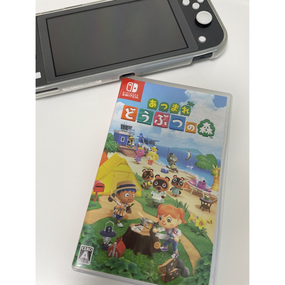 Nintendo Switch(ニンテンドースイッチ)のNintendo Switch Lite あつまれどうぶつの森 セット売り エンタメ/ホビーのゲームソフト/ゲーム機本体(家庭用ゲーム機本体)の商品写真